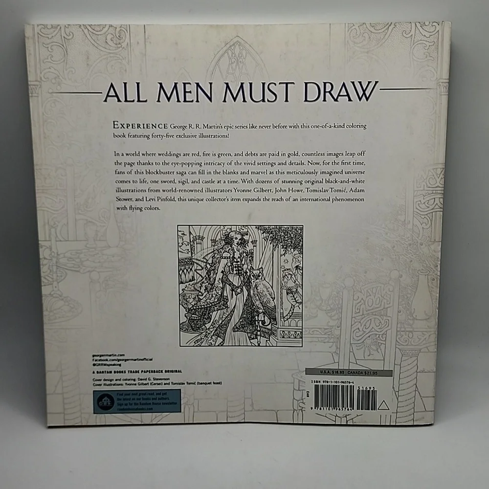 A Game of Thrones Coloring Book - Picture 3 of 4